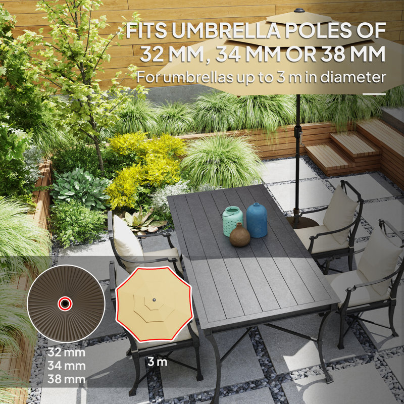 3kg HDPE Umbrella Base