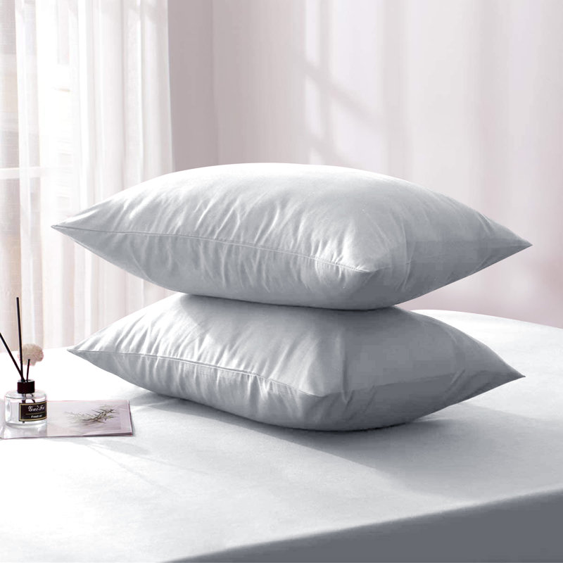 Jaramiah Super Soft Plain Microfiber PillowCase, Silver