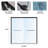 Frame Double Sliding Opening Soft-Close Shower Door  - Bathroom Sliding Opening Shower Door  - (6Mm) Thick Tempered Glass Door-122071495