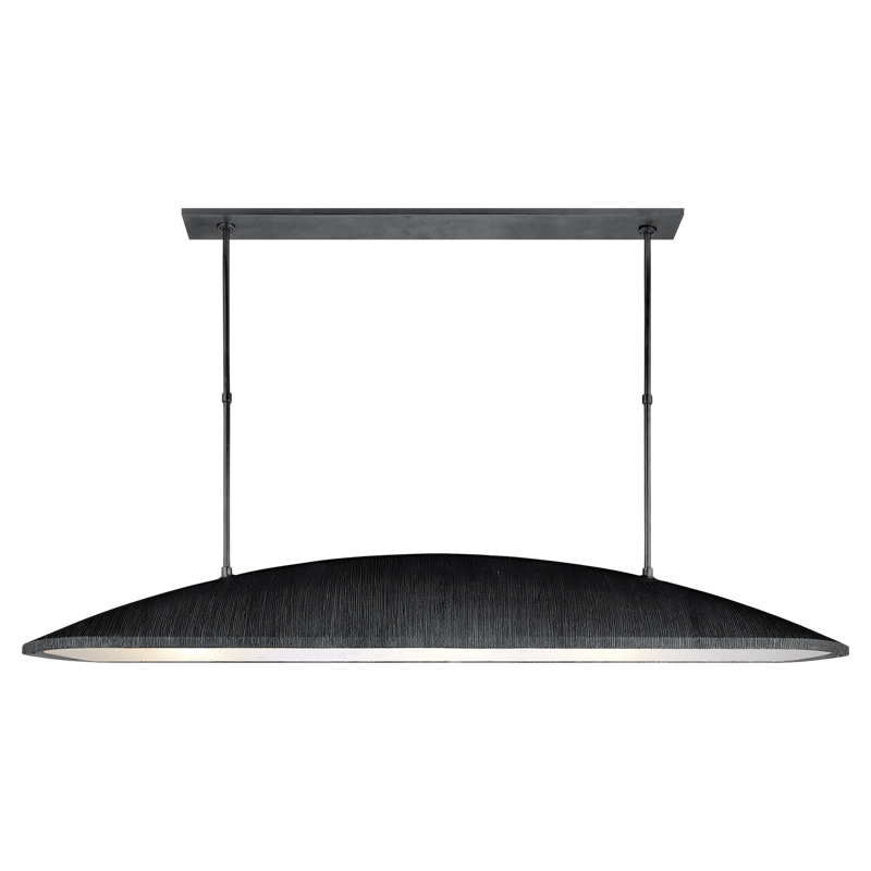 Kelly Wearstler Utopia Large Linear Pendant, Aged Iron