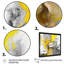 Moutarde jaune et gris vif I - décoration murale abstraite-241480826-241480807-206193271