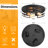 3-Light Black Farmhouse Flush Mount Ceiling Light-2 Pack For Bedroom/Living Room(Matte Black)-1128035103-1128035102