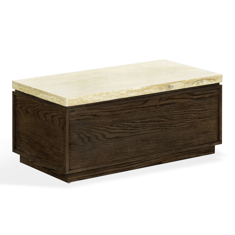 Table basse Alysandria, Dark Brown Oak