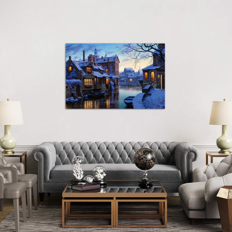 The Venice Of The North by Evgeny Lushpin - Wrapped Canvas Print, 152.5 cm H x 101.5 cm W