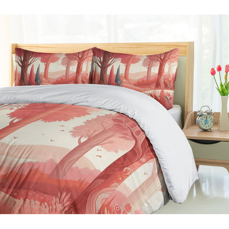 Woodland Duvet Cover, King Duvet Cover + 2 Standard Shams