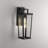 One-Light Black New Traditional Outdoor Wall Lantern-1444817999