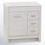 Meuble-lavabo simple 30,5 po avec plateau en marbre de culture-1944527885