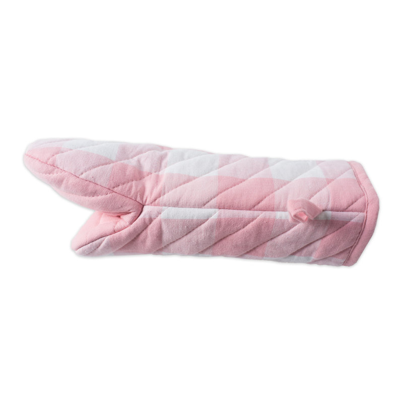 Ensemble de mitaines de four 2 pièces Gracie Oaks Wolsingham, Rose