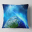 Planète Terre dans un univers - coussin à imprimé paysage-29882613-29882610