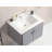 24.00 " W 1 Single Vanity Bathroom Vanity With Ceramic Top