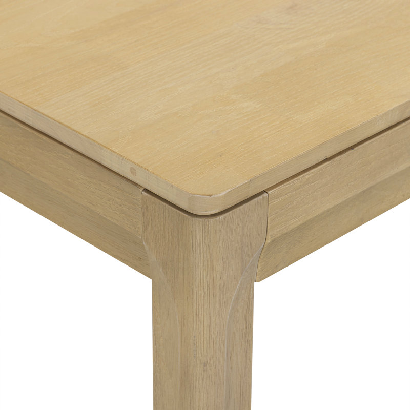  Flow Modern Wooden Rectangle Console Table with Hidden Drawer – Waterproof & Heat Resistant, Sand
