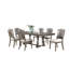 Chaises d'appoint de style transitionnel 2 pièces