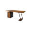 Bureaux rectangulaires en bois massif brun clair + bureaux en fer-107978740-107978743