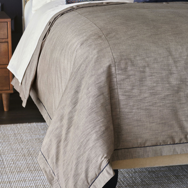 Ensemble de housse de couette en mélange de coton Priscilla, Très grande housse de couette + 6 pièces additio