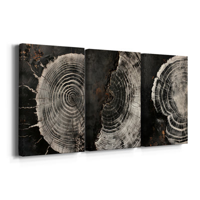 ABSTRACT Series CXC III - Toile tendue sur mesure - 3 pièces