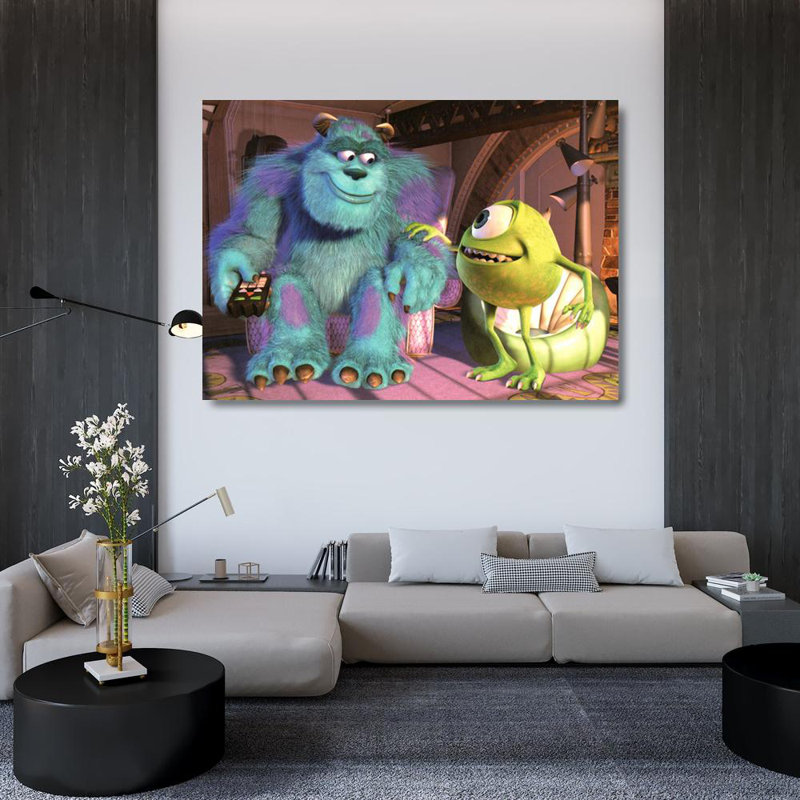 Mike & Sully, 35" H x 48" W