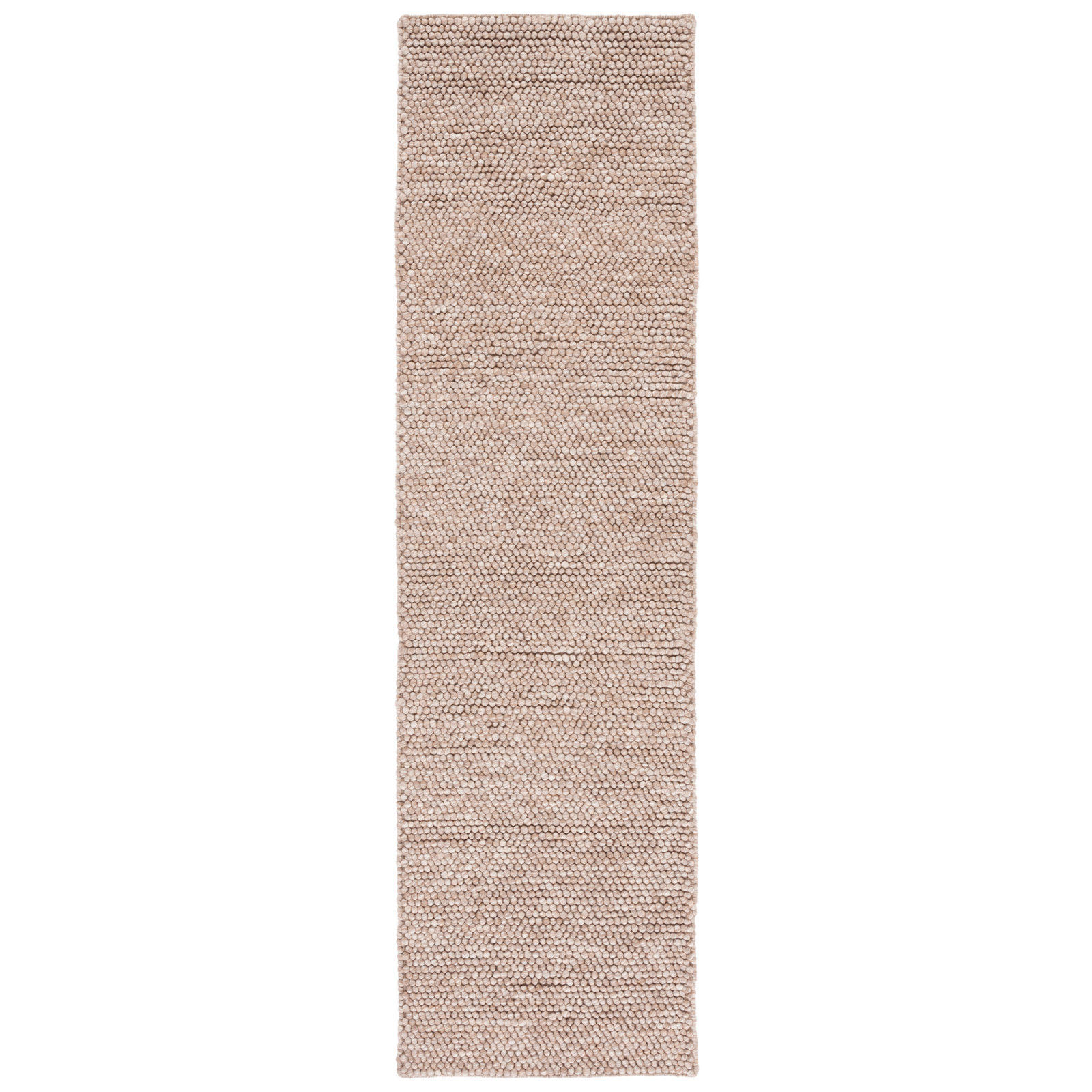 Elle Handmade Brown Rug, Runner 2'3" x 10'