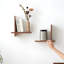 Tablette murale flottante en bois massif