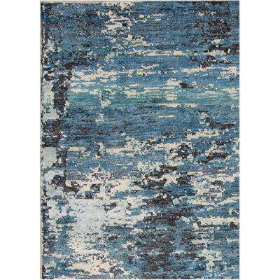 Geometric Hand Knotted 151cm X 207cm Area Rug