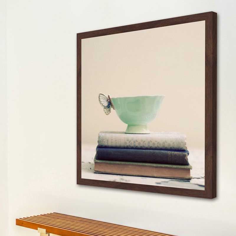 « tea », reproduction de photo encadrée, H 18 po x l 18 po x P 1,5 po