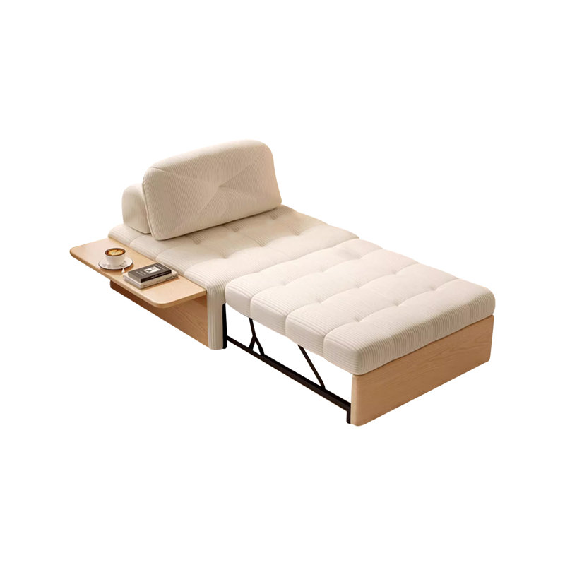 Canapé modulaire kaki en velours côtelé, H 34,25 po x l 47,24 po x P 41,34 po