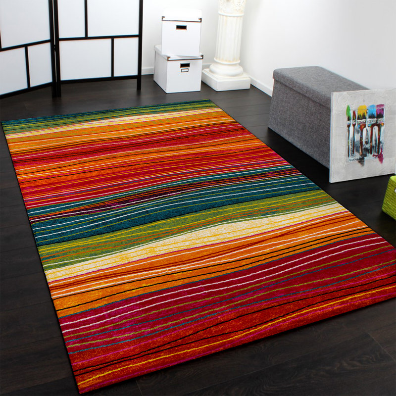 Handel Rectangle 240 cm x 330 cm Striped Area Rug