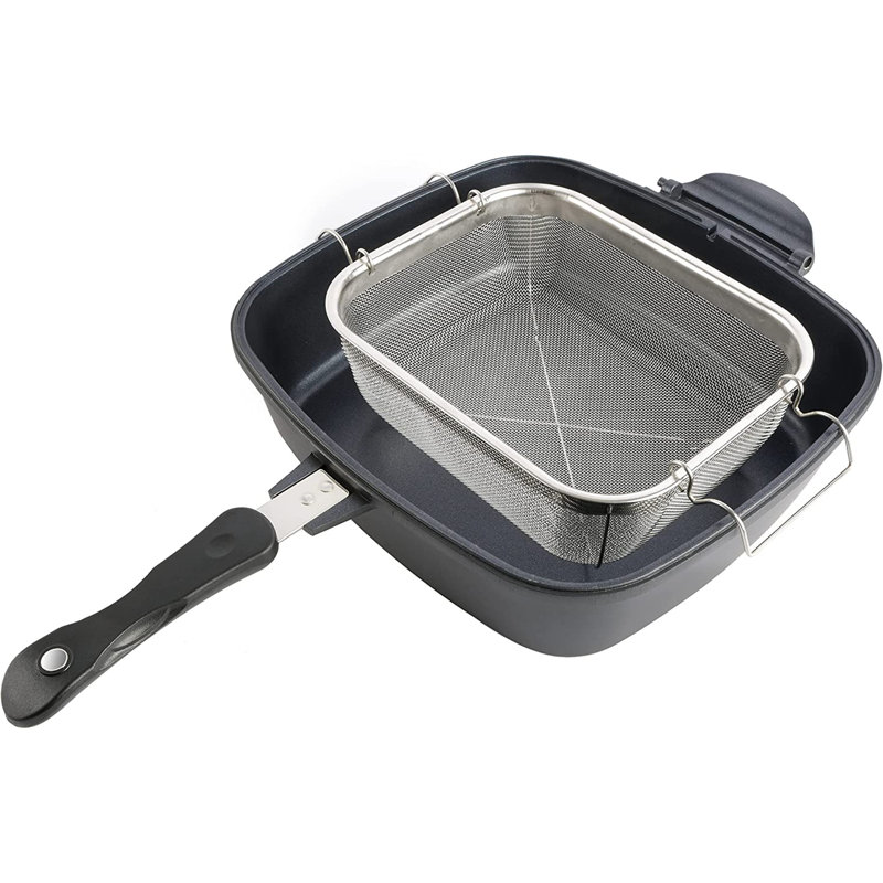 30" Deluxe Black Nonstick Multi-Function Cookware Set