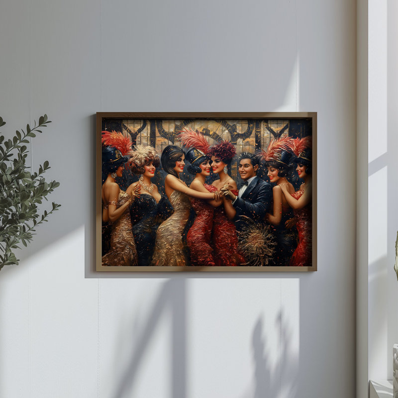 Élégante peinture décorative en panneau de fibres à densité moyenne, 13,8 x 18,5 x 0,1 pouces | 100% panneau de fibres à densité moyenne avec épaisseur de 3 mm, cadre 100% bois de pin | Œuvre d'art imprimée aux UV pour une décoration élégante, parfaite pour le salon ou le bureau