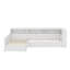 Lit plateforme simple en L en bois avec lit gigogne et tiroir-1985983454