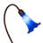 16" High Blue Tiffany Pond Lily Accent Lamp