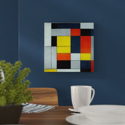 Piet Mondrian - Wrapped Canvas Painting