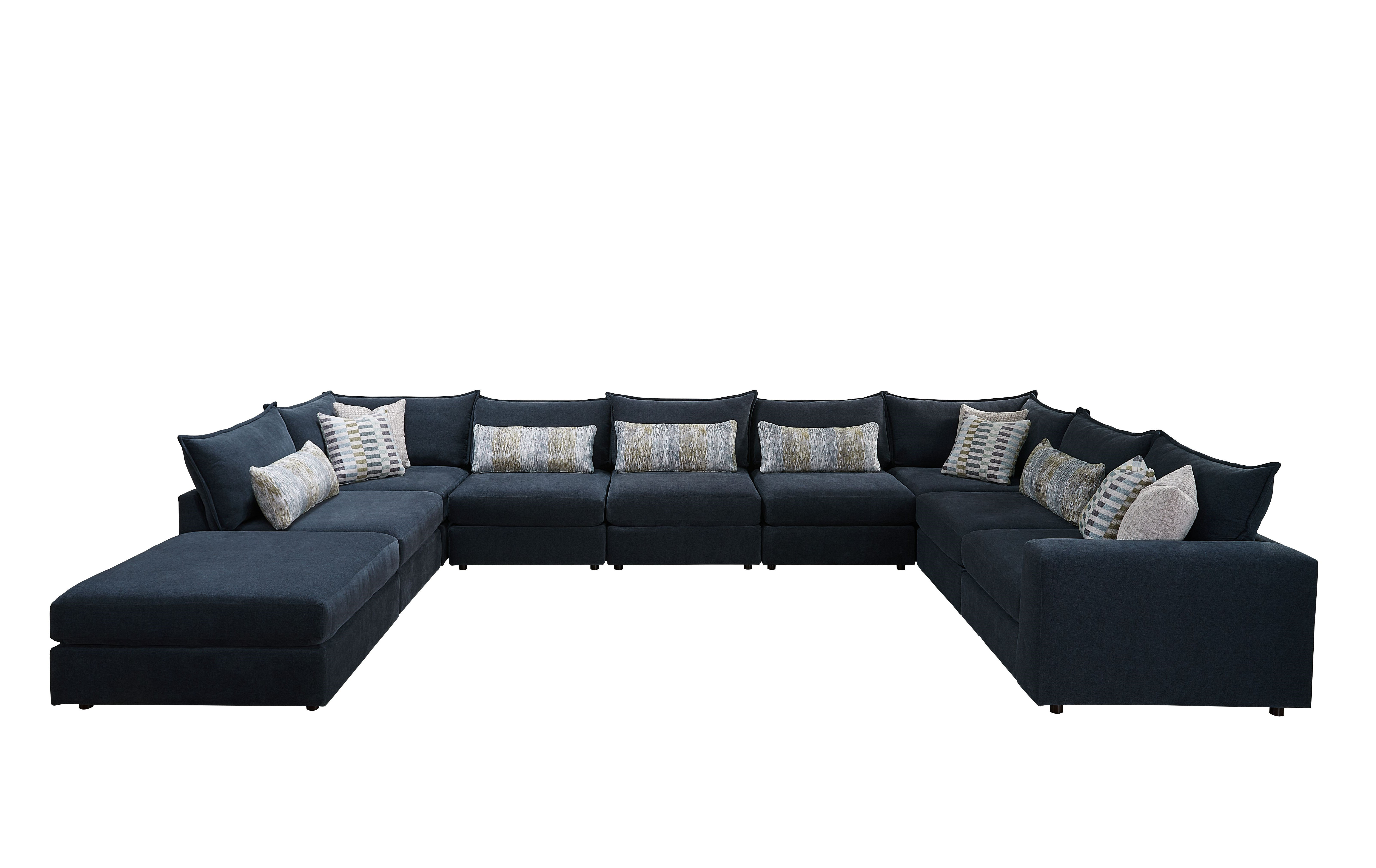 Southern Home Furnishings 7 Piece Upholstered Sectional Wayfair