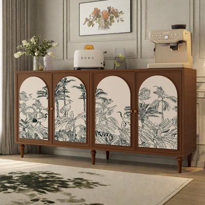 Buffet multifonctionnel et simple à quatre portes