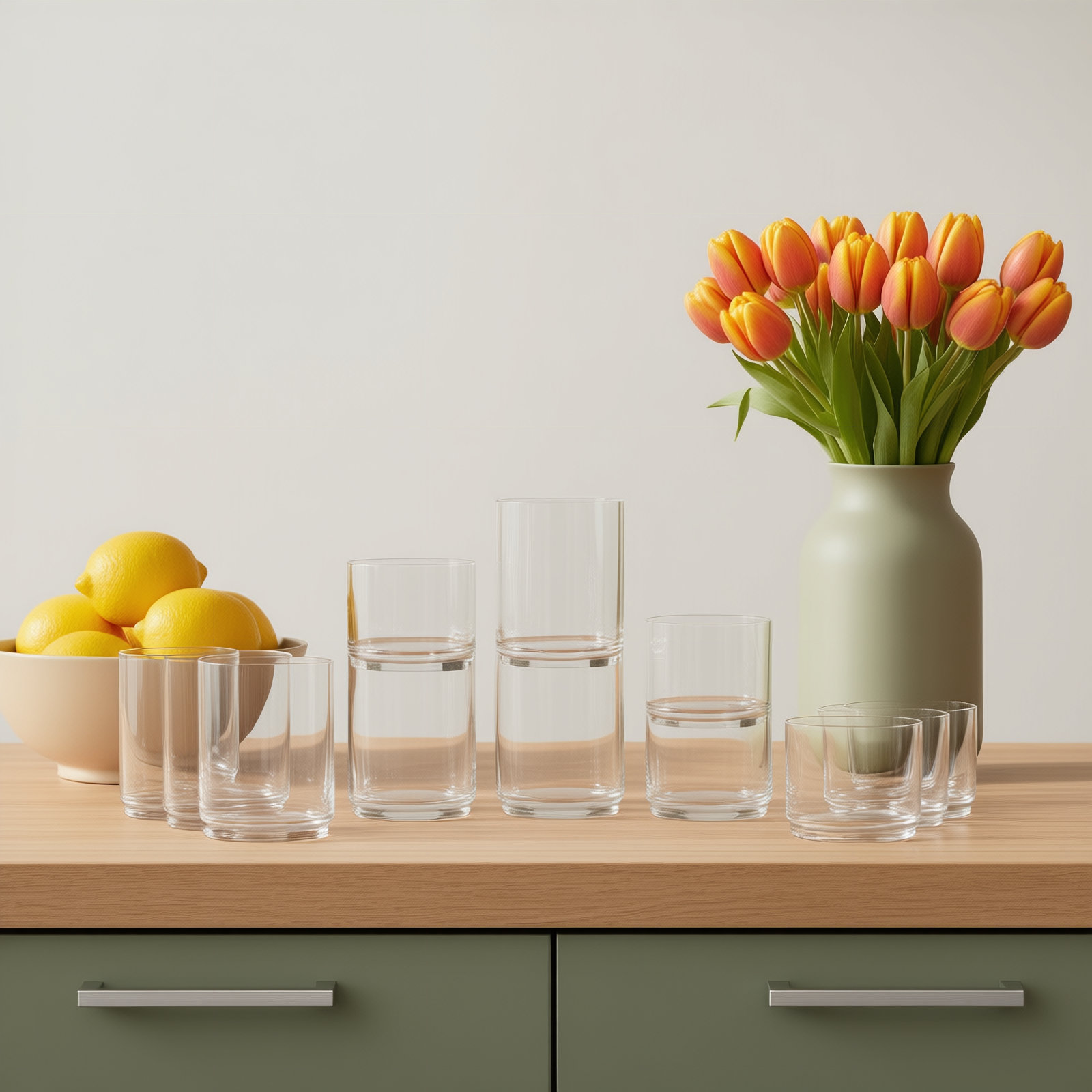 Tuscany Stackables Ribbed Drinking Glass