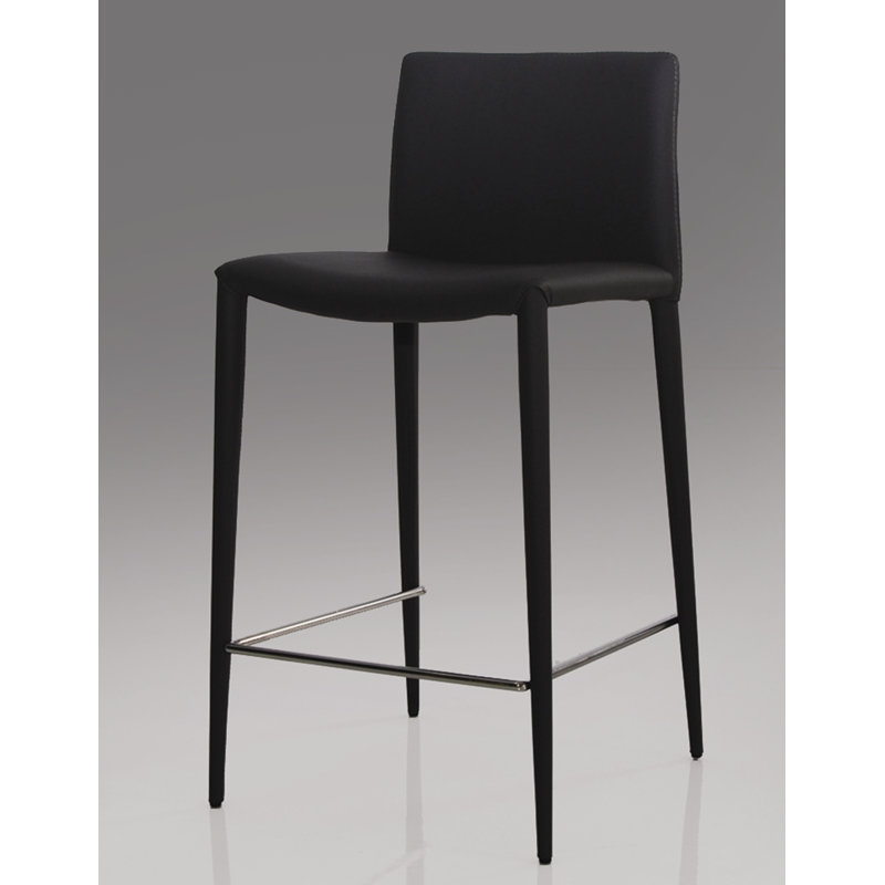 Zeno Bar and Counter Stool, Noir, Tabouret de comptoir (assise de 26 po de hauteur)