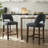  Bisto Faux Leather Upholstered Counter Height Bar Stool With Solid Wood Legs Set of 4-850962805-850962806