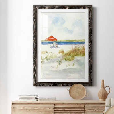 S Croquis de plage I - peinture encadrée
