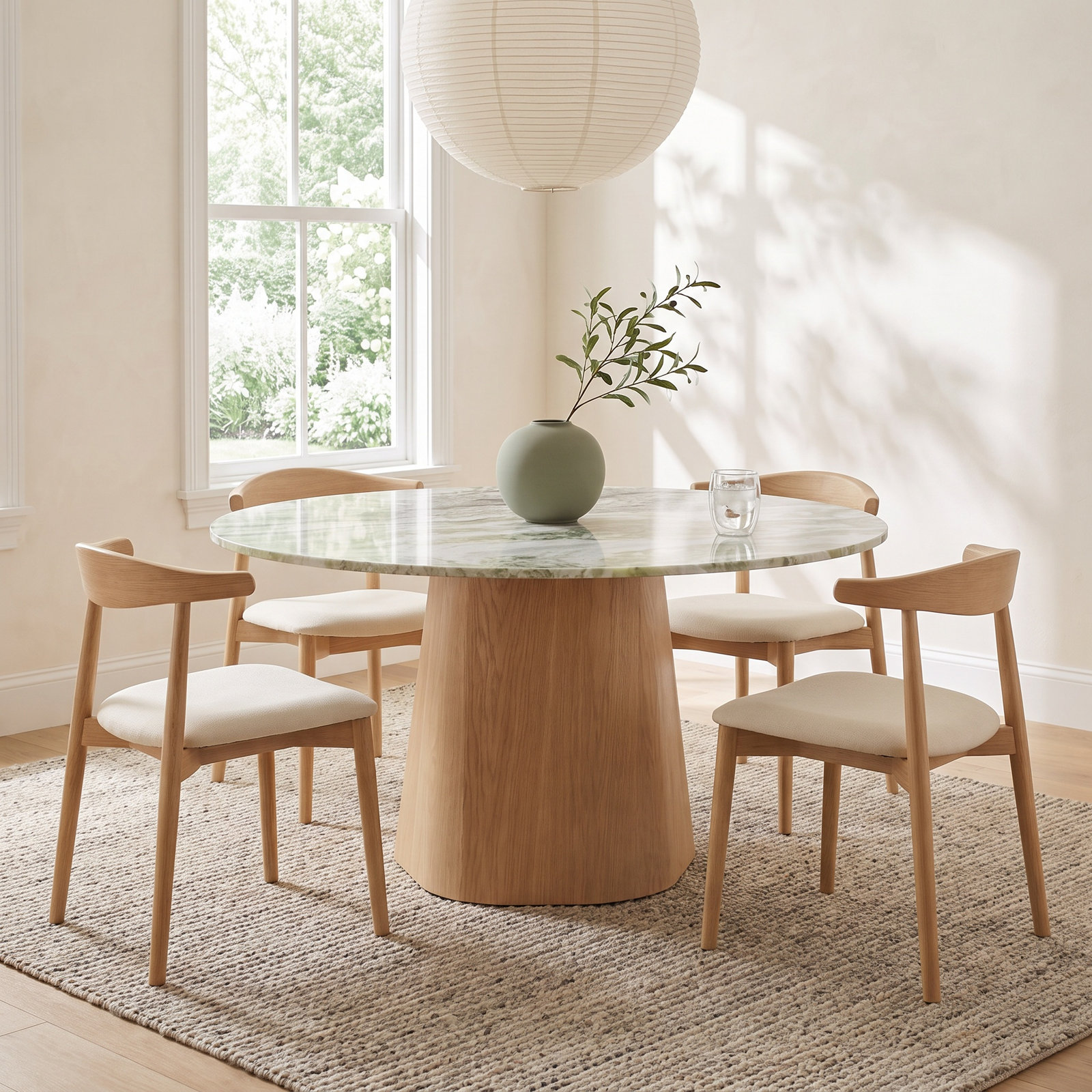 EVELYN Dining Table Onyx Marble