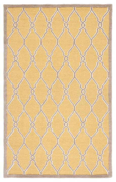 Duong Geometric Wool Hand Woven Area Rug
