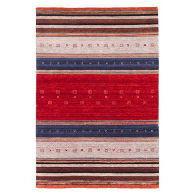 Kashkuli Gabbeh Red Rug 6'4" x 9'7"