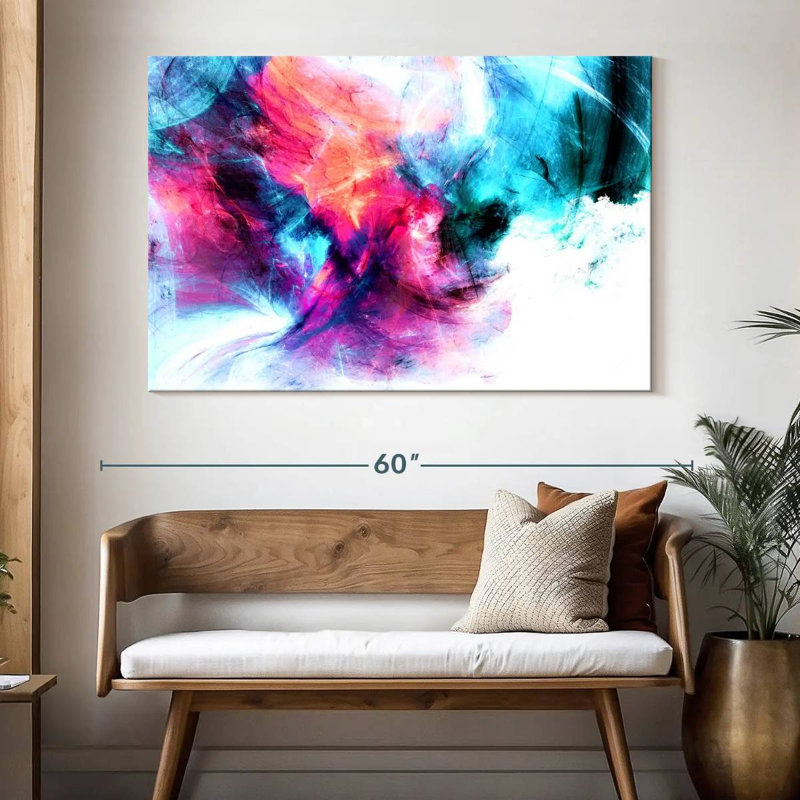 Nuage surréel abstrait Avery, H 34 po x l 51 po