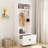 27.7'' W Hall Tree With 5-Hook & Drawer