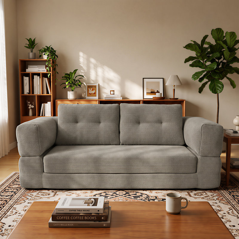 2 Seater Corduroy Sofa