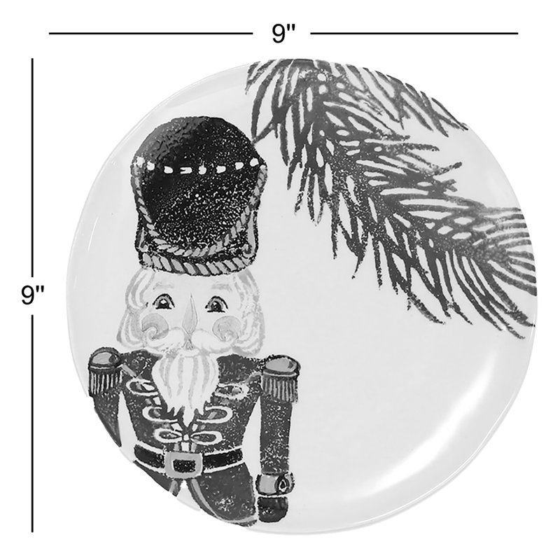 Nutcrackers Assorted Salad Plate
