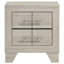 Table de chevet avec 2 tiroirs Qanto