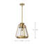 Luminaire suspendu conique à 1 lumière Iola-239980357-239980360
