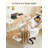 Cat Scratch Leather Metal Multi-Function Office Chair