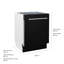 Lave-vaisselle ZLINE de la série Tallac de 24 po à 3 portes avec séchage automatique à porte ouverte, 51 dBa, panneau noir mat-84366103