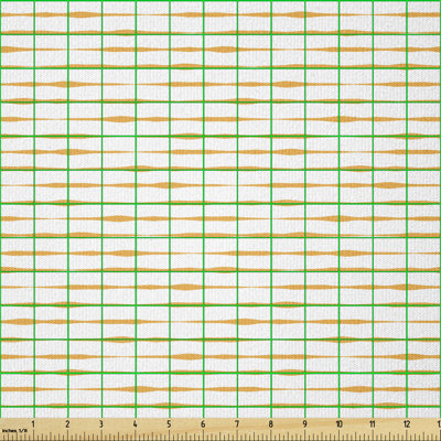 Coreene Horizontal Striped Grunge Bolt Details Multi-Purpose Fabric