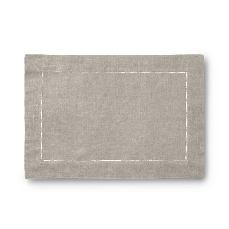 Festival Linen Rectangle Placemats, Natural